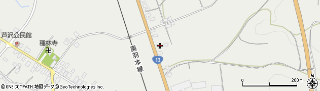 山形県尾花沢市芦沢1105-3周辺の地図