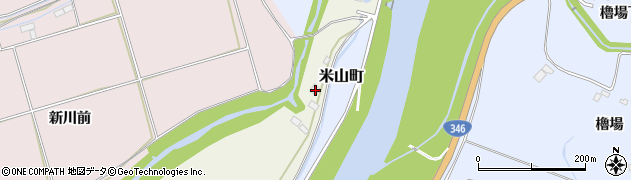 宮城県登米市米山町西野藤渡戸1周辺の地図