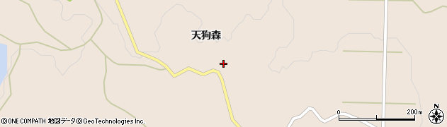 天狗森美術館周辺の地図