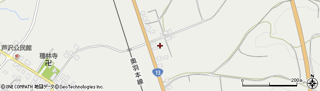 山形県尾花沢市芦沢1103-1周辺の地図
