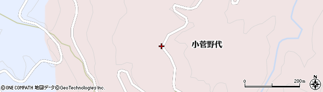山形県鶴岡市小菅野代（宮野沢）周辺の地図