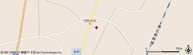宮城県栗原市高清水台町54周辺の地図