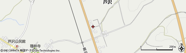 山形県尾花沢市芦沢1115周辺の地図