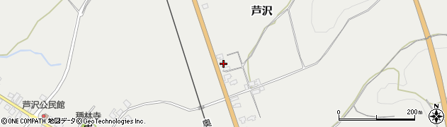 山形県尾花沢市芦沢1129周辺の地図
