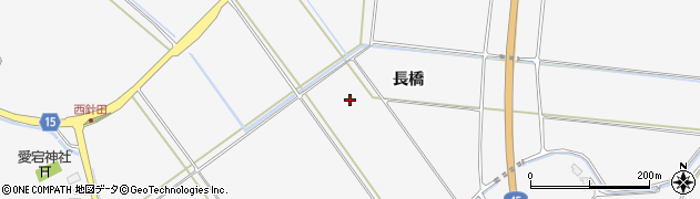 宮城県登米市登米町小島（長橋）周辺の地図