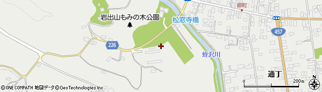宮城県大崎市岩出山下金沢360周辺の地図