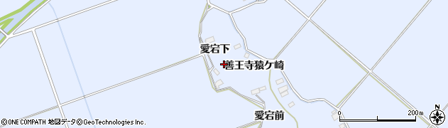 宮城県登米市米山町愛宕下周辺の地図