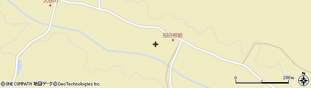 宮城県大崎市古川雨生沢（新大谷川）周辺の地図