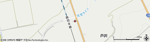 山形県尾花沢市芦沢1085周辺の地図