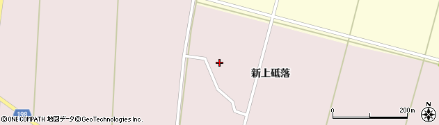 宮城県登米市南方町新砥落周辺の地図