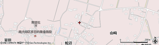 宮城県登米市南方町蛇沼11周辺の地図