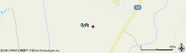 山形県尾花沢市寺内周辺の地図