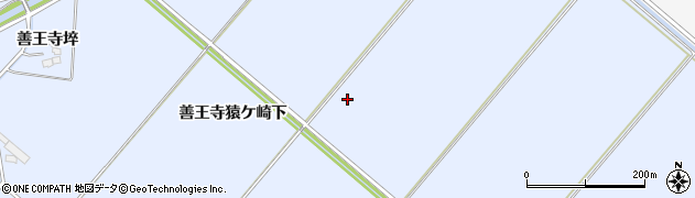 宮城県登米市米山町善王寺猿ケ崎下周辺の地図