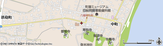 宮城県登米市登米町寺池（金谷）周辺の地図