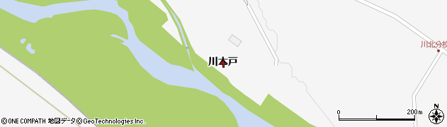 宮城県大崎市岩出山下野目川木戸周辺の地図