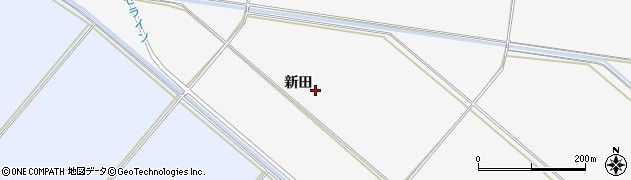 宮城県登米市登米町小島（新田）周辺の地図