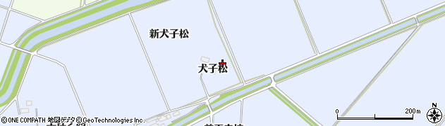 宮城県登米市米山町（犬子松）周辺の地図