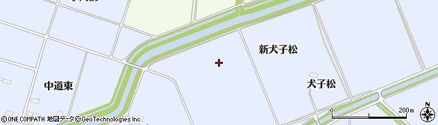 宮城県登米市米山町（新犬子松）周辺の地図