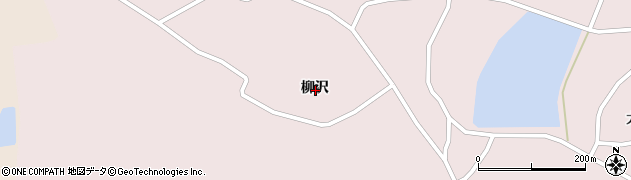 宮城県登米市南方町柳沢周辺の地図