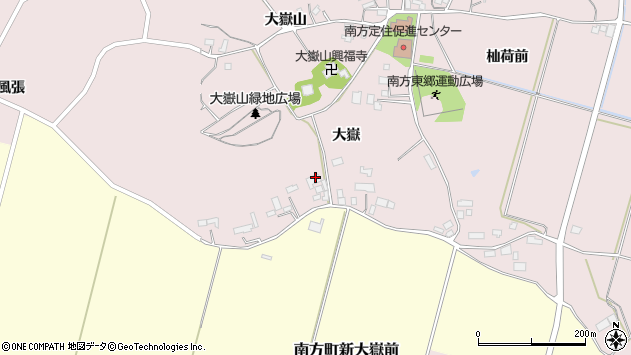 〒987-0423 宮城県登米市南方町堂地の地図