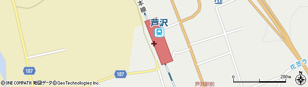 芦沢駅周辺の地図