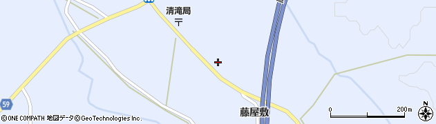 宮城県大崎市古川清水沢（滑石）周辺の地図