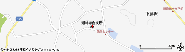 仙台銀行栗原市瀬峰総合支所 ＡＴＭ周辺の地図