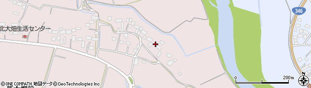 宮城県登米市南方町（新井宿）周辺の地図