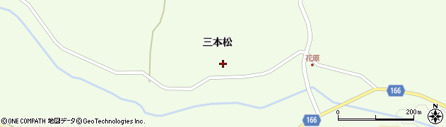 宮城県大崎市古川北宮沢三本松周辺の地図