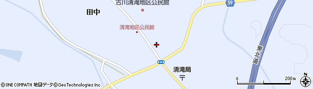 古川警察署清滝駐在所周辺の地図