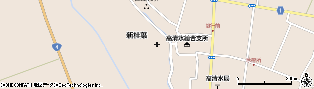 宮城県栗原市高清水（新桂葉）周辺の地図