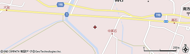 宮城県登米市南方町高石前周辺の地図