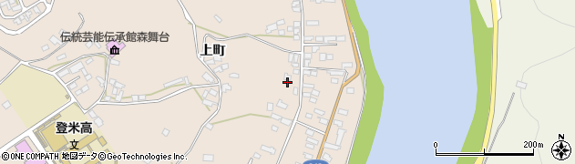 宮城県登米市登米町寺池上町25-19周辺の地図
