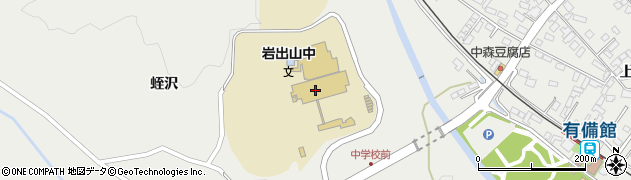 大崎市立岩出山中学校周辺の地図