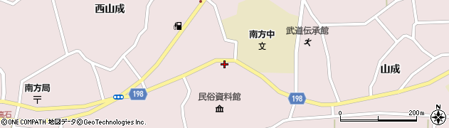 メガネトケイの千葉　登米市南方中学校前周辺の地図