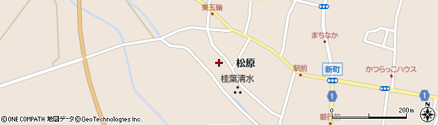 宮城県栗原市高清水長福寺周辺の地図
