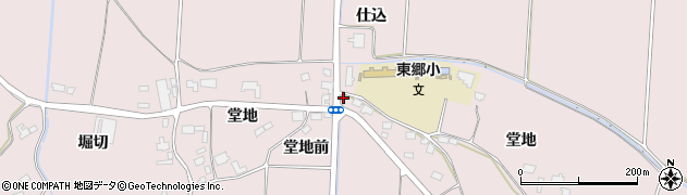 宮城県登米市南方町（堂地前）周辺の地図