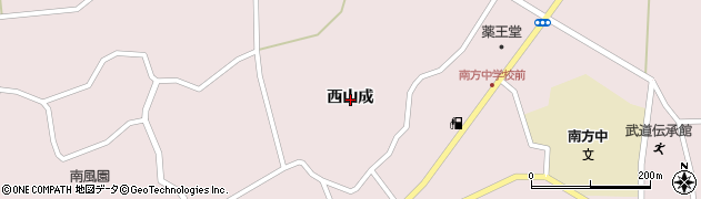 宮城県登米市南方町西山成周辺の地図
