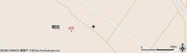 宮城県栗原市高清水赤坂周辺の地図