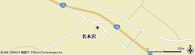 山形県尾花沢市名木沢52周辺の地図
