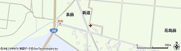 宮城県登米市迫町森新道188周辺の地図