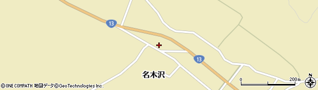 山形県尾花沢市名木沢56周辺の地図