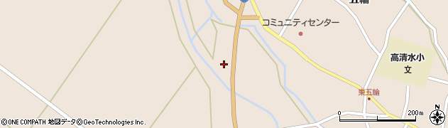 宮城県栗原市高清水（清水権現下）周辺の地図