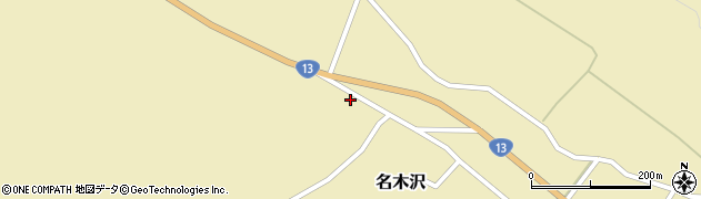 山形県尾花沢市名木沢830周辺の地図