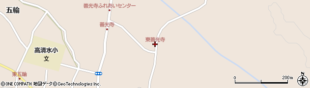 東善光寺周辺の地図