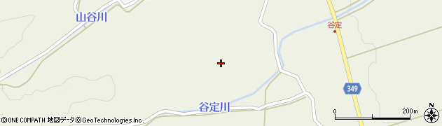 山形県鶴岡市谷定宮下周辺の地図
