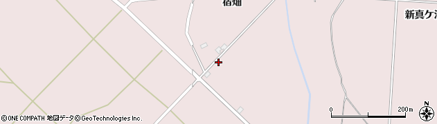 宮城県登米市南方町宿畑246周辺の地図