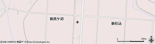 宮城県登米市南方町真ケ沼周辺の地図
