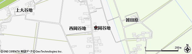 宮城県登米市登米町小島東岡谷地116周辺の地図