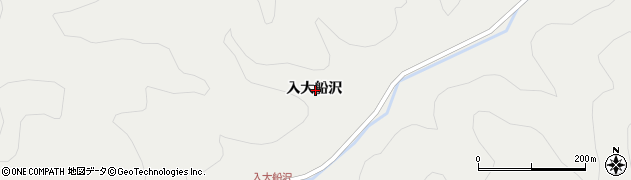 宮城県本吉郡南三陸町入谷入大船沢周辺の地図